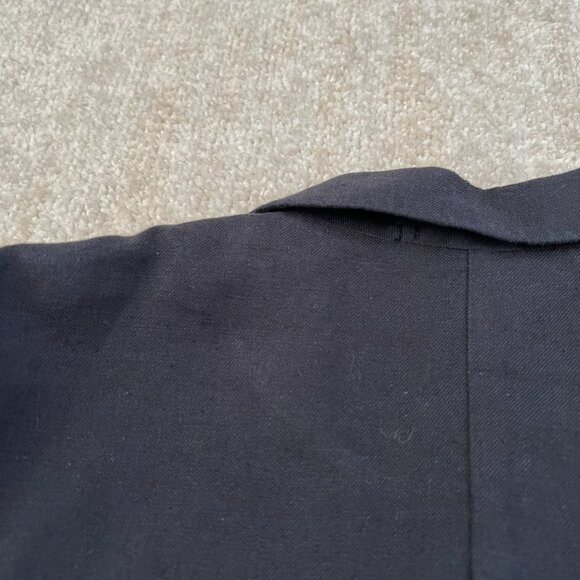 Ines De La Fressange x Uniqlo Linen Cotton Blue Blazer Jacket XXL - Picture 8 of 12